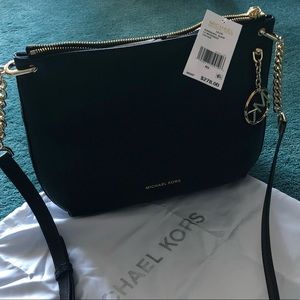 MICHAEL KORS Lillie Pebble Leather Crossbody (NWT)